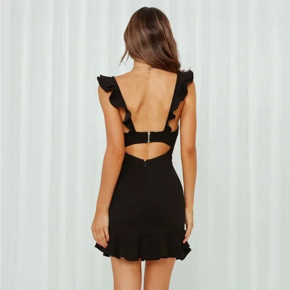 COPY - NWT. Hello Molly Black Salsa Dress. - Picture 2 of 3